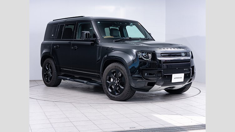 2022 認定中古車 Land Rover Defender 110 サントリーニブラック D300 AWD（AT） X-DYNAMIC HSE D300 エアサスペンション