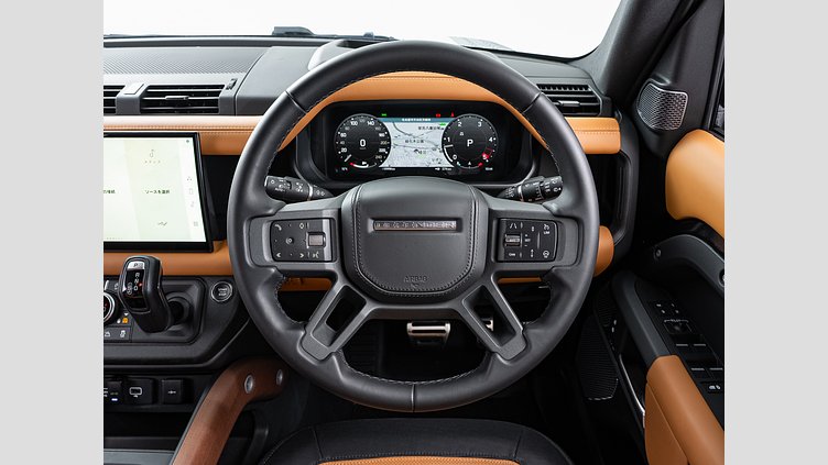 2022 認定中古車 Land Rover Defender 110 サントリーニブラック D300 AWD（AT） X-DYNAMIC HSE D300 エアサスペンション