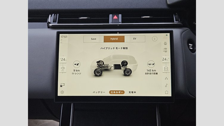 2024 認定中古車 Land Rover Range Rover Velar ハクバシルバー P400eプラグインハイブリッド（ガソリン） スタンダードホイールベース Dynamic SE