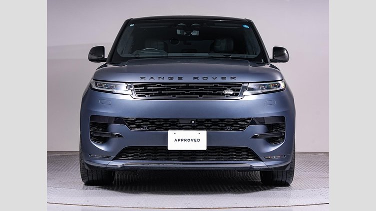 2023 認定中古車 Land Rover Range Rover Sport ヴァレジネブルー 3.0リッター6気筒400PSターボチャージドガソリンMHEV（オートマチック） FIRST EDITION