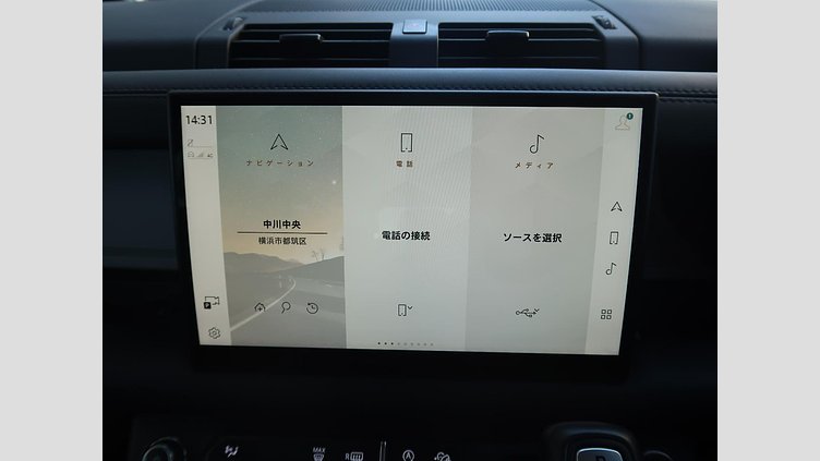 2023 認定中古車 Land Rover Defender 110 サントリーニブラック D300 AWD（AT） X-DYNAMIC HSE