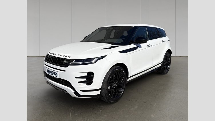 2022 Approved Land Rover Range Rover Evoque Fuji White PHEV P300e R-Dynamic SE