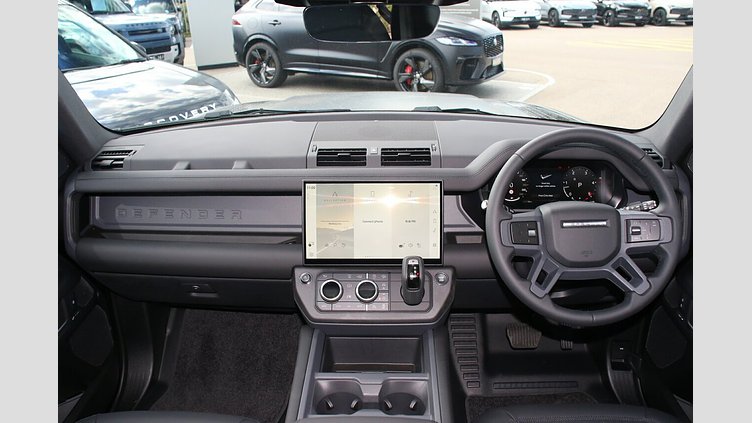 2025 New Land Rover Defender 110 Santorini Black D350 Diesel Mild Hybrid X-Dynamic SE