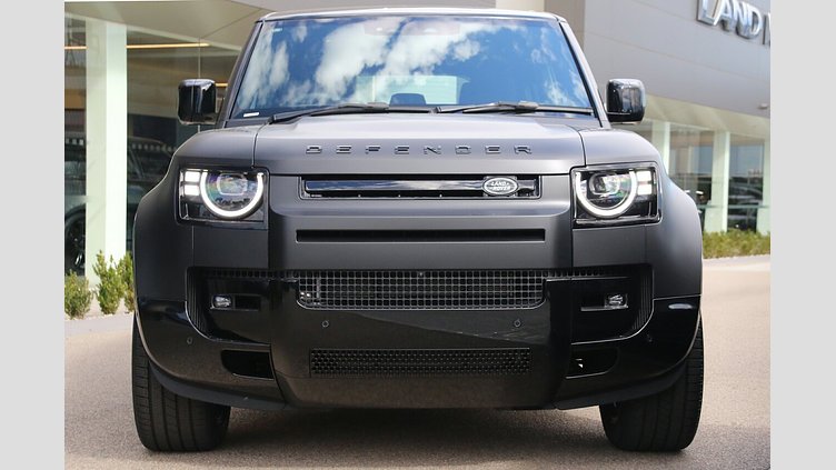 2025 New Land Rover Defender 110 Santorini Black D350 Diesel Mild Hybrid X-Dynamic SE