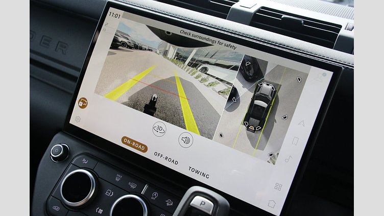 2025 New Land Rover Defender 110 Santorini Black D350 Diesel Mild Hybrid X-Dynamic SE