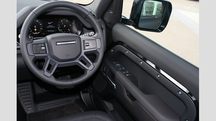 2025 New Land Rover Defender 110 Santorini Black D350 Diesel Mild Hybrid X-Dynamic SE