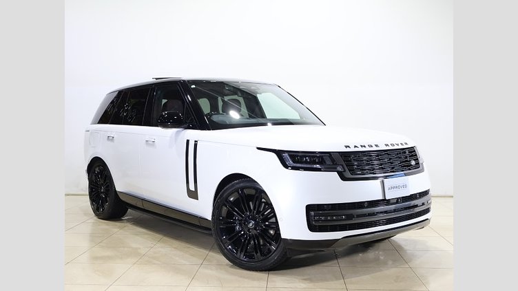 2024 認定中古車 Land Rover Range Rover オストゥーニパールホワイト（お取り扱いの有無については正規ディーラーにお問い合わせください） D300 AWD MHEV（AT） スタンダードホイールベース HSE