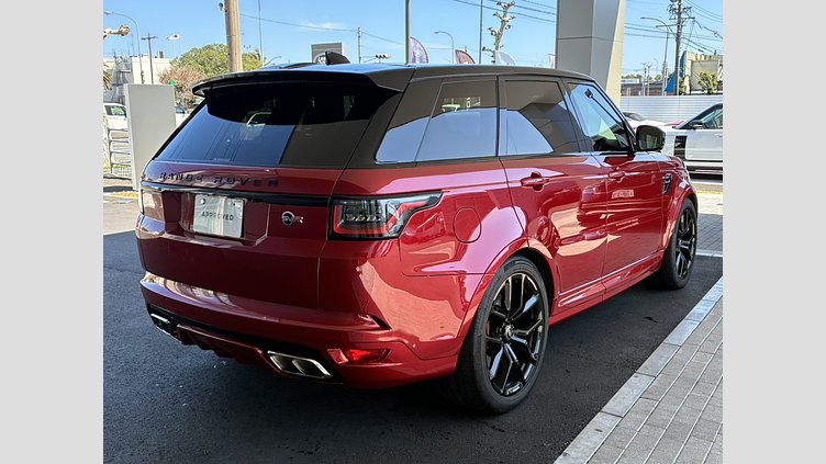 2020 認定中古車 Land Rover Range Rover Sport フィレンツェレッド 5.0リッターV8スーパーチャージドガソリンSVR（575 PS） SVR