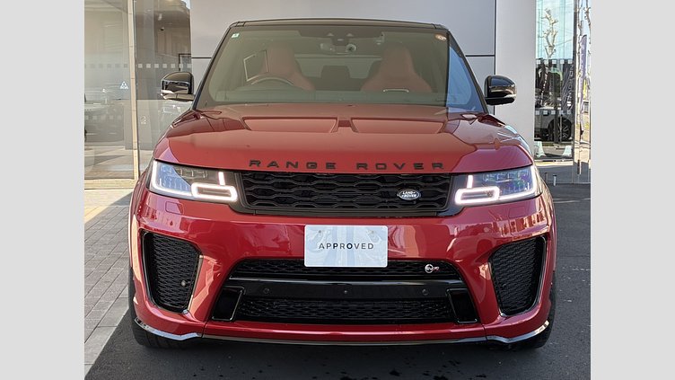2020 認定中古車 Land Rover Range Rover Sport フィレンツェレッド 5.0リッターV8スーパーチャージドガソリンSVR（575 PS） SVR