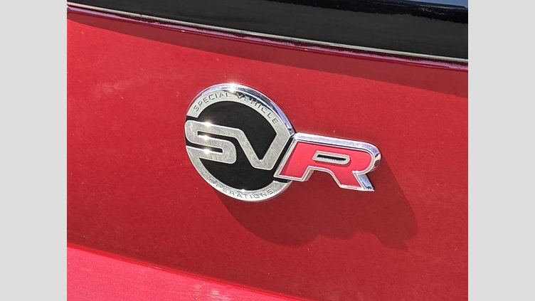 2020 認定中古車 Land Rover Range Rover Sport フィレンツェレッド 5.0リッターV8スーパーチャージドガソリンSVR（575 PS） SVR