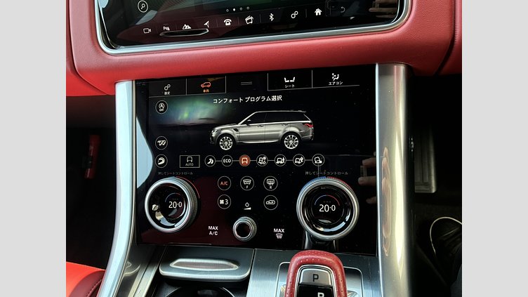 2020 認定中古車 Land Rover Range Rover Sport フィレンツェレッド 5.0リッターV8スーパーチャージドガソリンSVR（575 PS） SVR