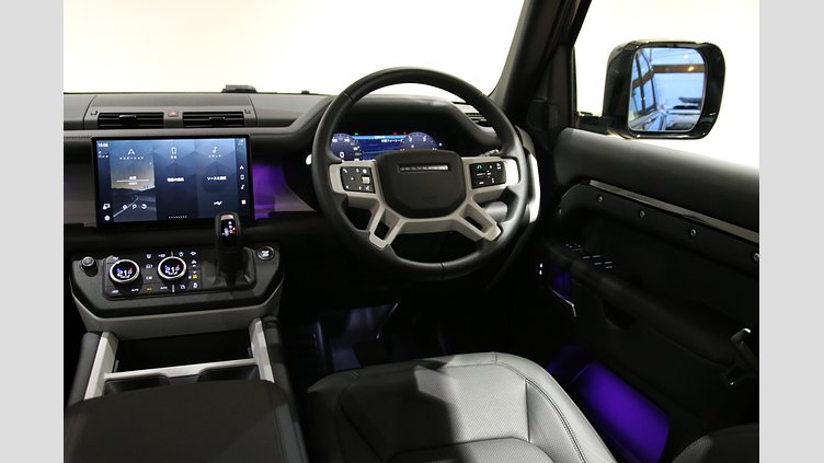 2024 認定中古車 Land Rover Defender 110 サントリーニブラック D350 ディーゼルマイルドハイブリッド X-Dynamic HSE