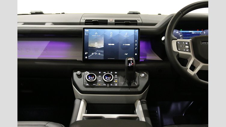 2024 認定中古車 Land Rover Defender 110 サントリーニブラック D350 ディーゼルマイルドハイブリッド X-Dynamic HSE