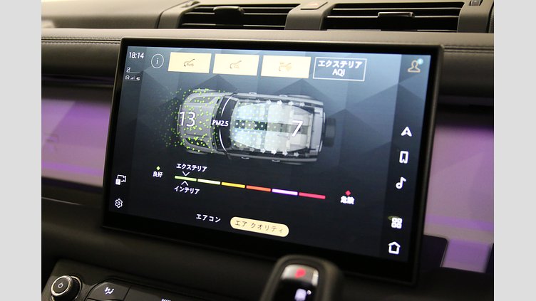 2024 認定中古車 Land Rover Defender 110 サントリーニブラック D350 ディーゼルマイルドハイブリッド X-Dynamic HSE