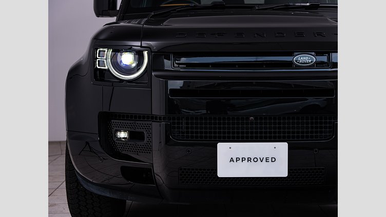 2024 認定中古車 Land Rover Defender 110 サントリーニブラック D300 AWD（AT） X-DYNAMIC HSE D300 エアサスペンション