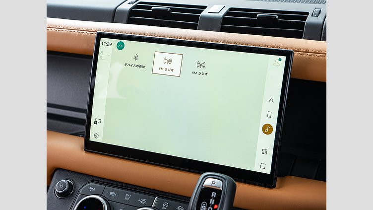 2024 認定中古車 Land Rover Defender 110 サントリーニブラック D300 AWD（AT） X-DYNAMIC HSE D300 エアサスペンション