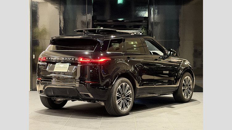 2024 認定中古車 Land Rover Range Rover Evoque サントリーニブラック D200マイルドハイブリッド（ディーゼル） Standard Wheelbase DYNAMIC SE