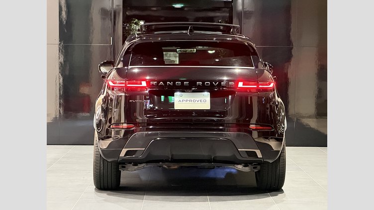 2024 認定中古車 Land Rover Range Rover Evoque サントリーニブラック D200マイルドハイブリッド（ディーゼル） Standard Wheelbase DYNAMIC SE