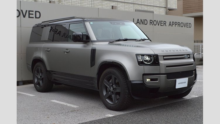 2024 認定中古車 Land Rover Defender 130 シリコンシルバー D350 ディーゼルマイルドハイブリッド X-Dynamic SE