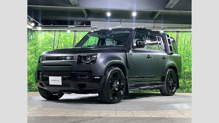 2024 認定中古車 Land Rover Defender 130 サントリーニブラック D350 ディーゼルマイルドハイブリッド X-Dynamic SE