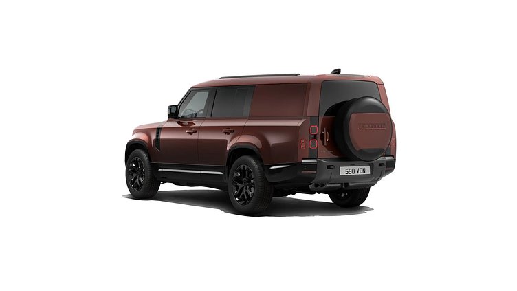 2025 新車 Land Rover Defender 130 セドナレッド D350 ディーゼルマイルドハイブリッド Outbound