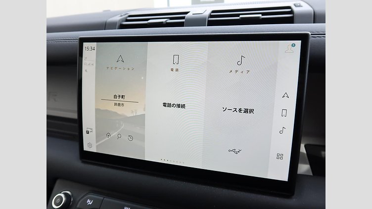 2024 認定中古車 Land Rover Defender 110 サントリーニブラック D350 ディーゼルマイルドハイブリッド X-Dynamic SE