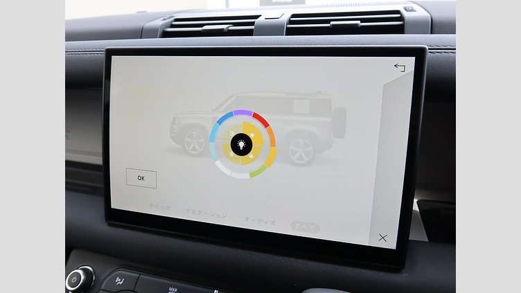 2024 認定中古車 Land Rover Defender 110 サントリーニブラック D350 ディーゼルマイルドハイブリッド X-Dynamic SE