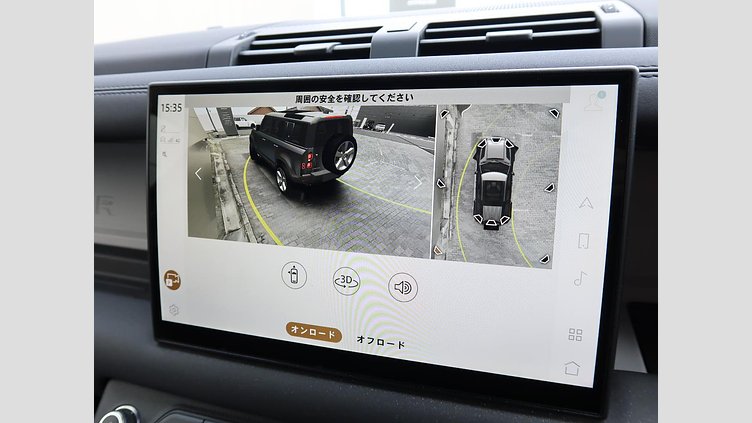 2024 認定中古車 Land Rover Defender 110 サントリーニブラック D350 ディーゼルマイルドハイブリッド X-Dynamic SE