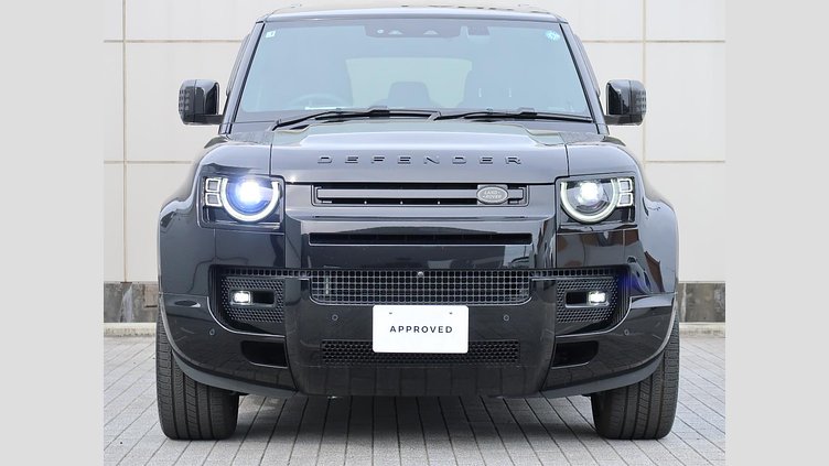 2024 認定中古車 Land Rover Defender 110 サントリーニブラック D350 ディーゼルマイルドハイブリッド X-Dynamic SE
