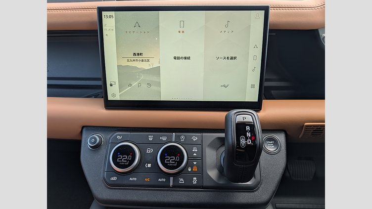 2023 認定中古車 Land Rover Defender 110 サントリーニブラック D300 AWD（AT） X-DYNAMIC HSE