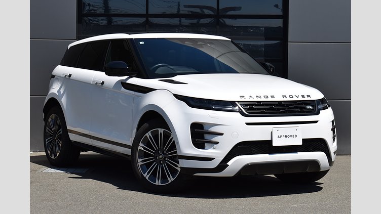 2024 認定中古車 Land Rover Range Rover Evoque オストゥーニパールホワイト プラグインハイブリッド（ガソリン） Standard Wheelbase DYNAMIC HSE