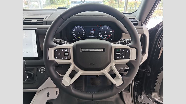 2025 認定中古車 Land Rover Defender 110 サントリーニブラック D350 ディーゼルマイルドハイブリッド S