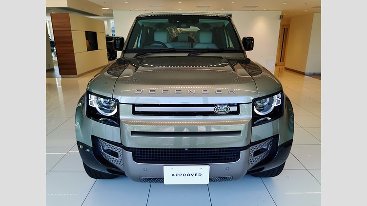 2025 認定中古車 Land Rover Defender 110 パンゲアグリーン D350 ディーゼルマイルドハイブリッド X-Dynamic HSE