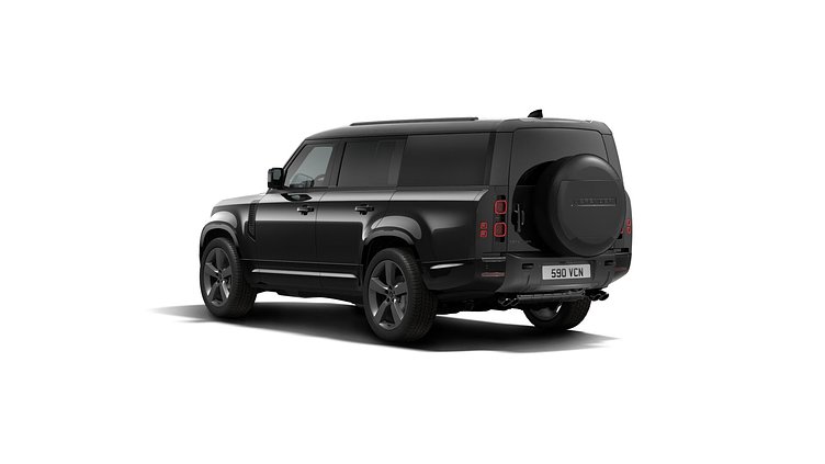 2025 Nowy Land Rover Defender 130 Santorini Black - lakier metalik AWD Auto Outbound 130