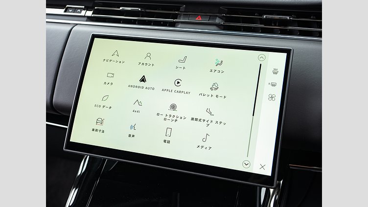 2025 認定中古車 Land Rover Range Rover Sport サントリーニブラック P550eプラグインハイブリッド（ガソリン） Dynamic SE　P550e
