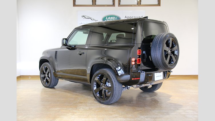 2025 認定中古車 Land Rover Defender 90 サントリーニブラック D350 ディーゼルマイルドハイブリッド X-Dynamic HSE