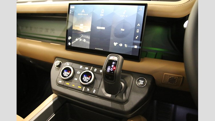 2025 認定中古車 Land Rover Defender 90 サントリーニブラック D350 ディーゼルマイルドハイブリッド X-Dynamic HSE