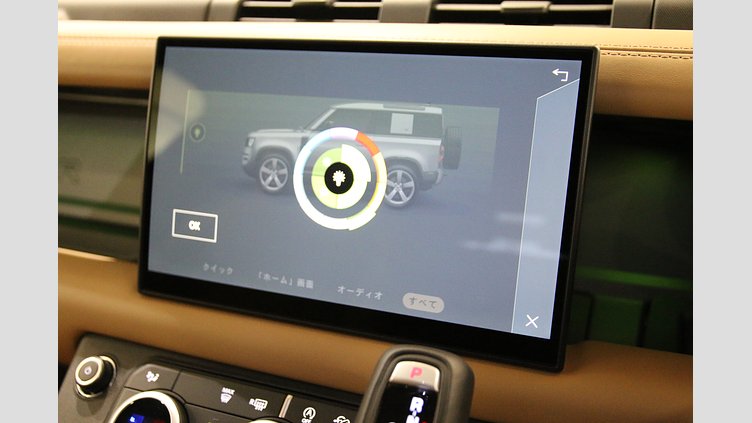 2025 認定中古車 Land Rover Defender 90 サントリーニブラック D350 ディーゼルマイルドハイブリッド X-Dynamic HSE