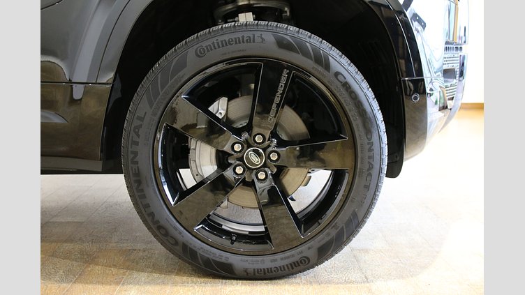 2025 認定中古車 Land Rover Defender 90 サントリーニブラック D350 ディーゼルマイルドハイブリッド X-Dynamic HSE