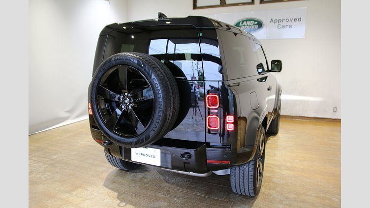 2025 認定中古車 Land Rover Defender 90 サントリーニブラック D350 ディーゼルマイルドハイブリッド X-Dynamic HSE