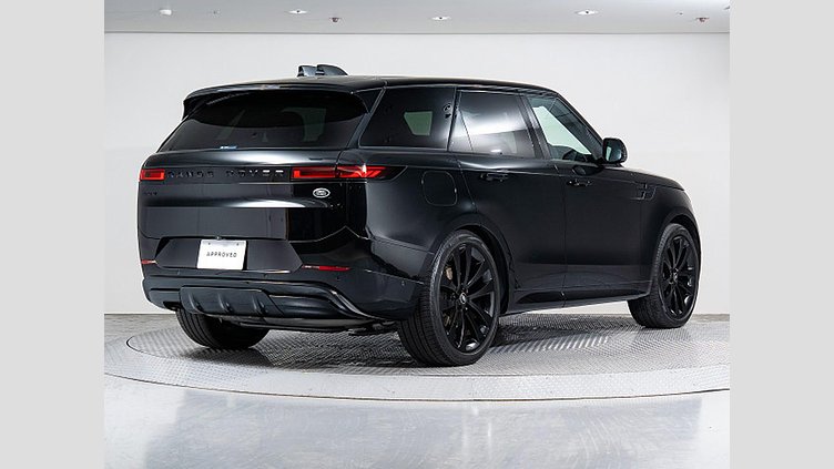 2023 認定中古車 Land Rover Range Rover Sport サントリーニブラック 3.0リッター6気筒300PSターボチャージドディーゼルMHEV（オートマチック） DYNAMIC SE