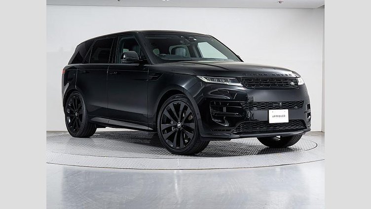 2023 認定中古車 Land Rover Range Rover Sport サントリーニブラック 3.0リッター6気筒300PSターボチャージドディーゼルMHEV（オートマチック） DYNAMIC SE