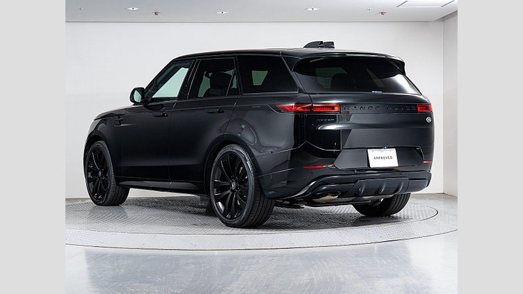 2023 認定中古車 Land Rover Range Rover Sport サントリーニブラック 3.0リッター6気筒300PSターボチャージドディーゼルMHEV（オートマチック） DYNAMIC SE