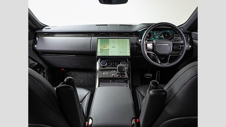 2023 認定中古車 Land Rover Range Rover Sport サントリーニブラック 3.0リッター6気筒300PSターボチャージドディーゼルMHEV（オートマチック） DYNAMIC SE