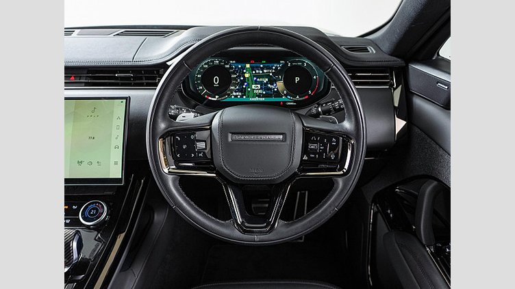 2023 認定中古車 Land Rover Range Rover Sport サントリーニブラック 3.0リッター6気筒300PSターボチャージドディーゼルMHEV（オートマチック） DYNAMIC SE