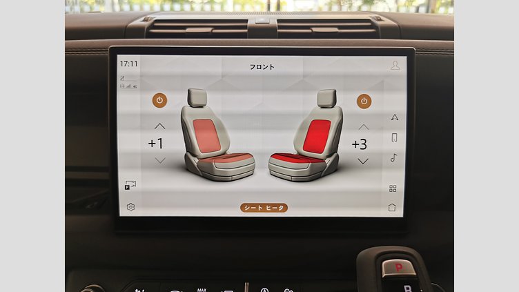 2025 認定中古車 Land Rover Defender 110 サントリーニブラック D350 ディーゼルマイルドハイブリッド X-Dynamic SE