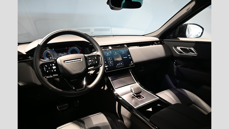 2025 Ny Land Rover Range Rover Velar Santorini Black (svart färg) AWD P400e Dynamic SE