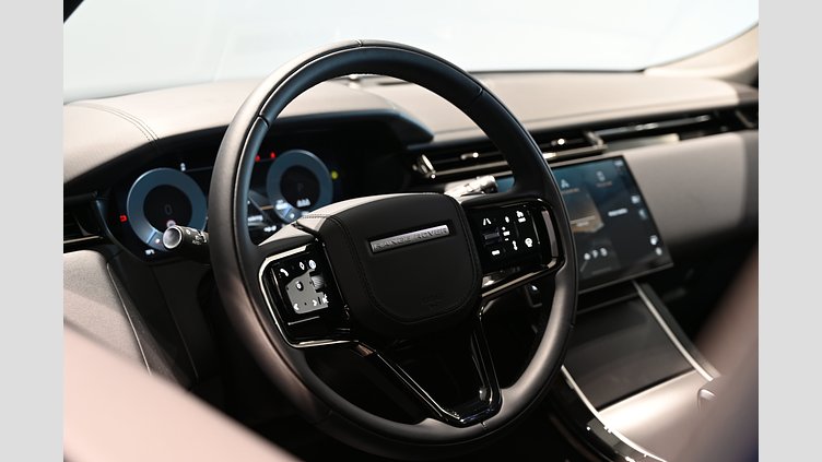 2025 Ny Land Rover Range Rover Velar Santorini Black (svart färg) AWD P400e Dynamic SE