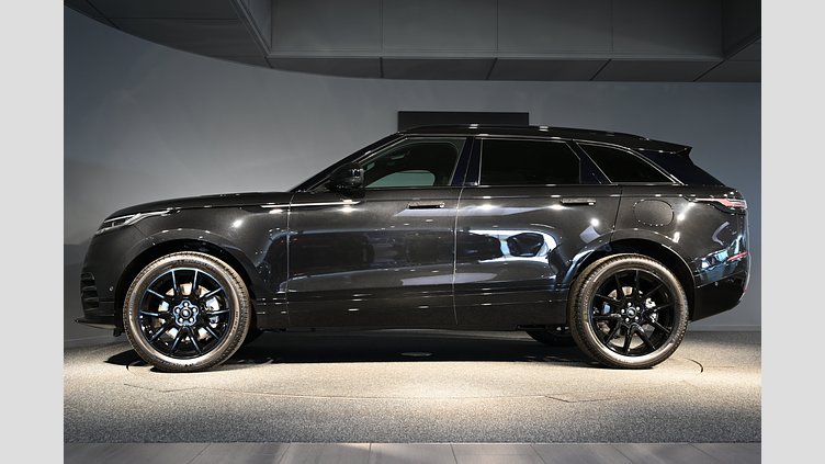 2025 Ny Land Rover Range Rover Velar Santorini Black (svart färg) AWD P400e Dynamic SE