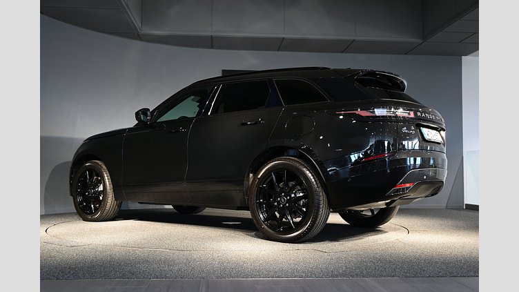 2025 Ny Land Rover Range Rover Velar Santorini Black (svart färg) AWD P400e Dynamic SE